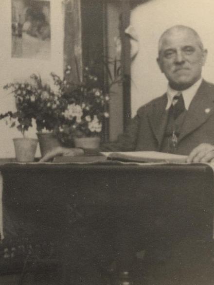 2 - cavalier Fortunato Romani in terrazza